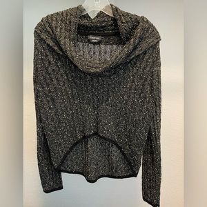 Bebe black and gold sweater